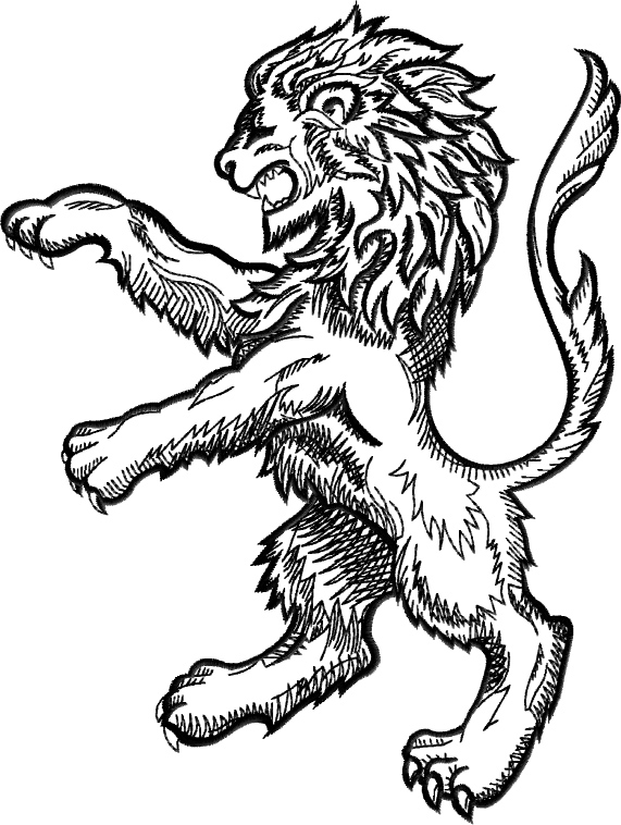 Medieval Lion Drawing at Explore collection of