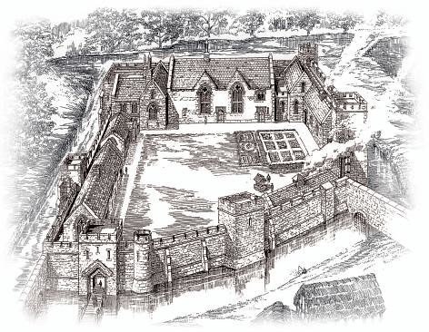 472x366 Feudal Manor Drawing Related Keywords Suggestions - Medieval Manor Drawing