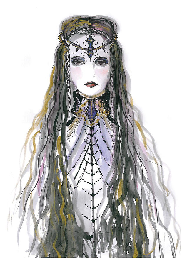 636x900 Medieval Princess Drawing - Medieval Princess Drawing