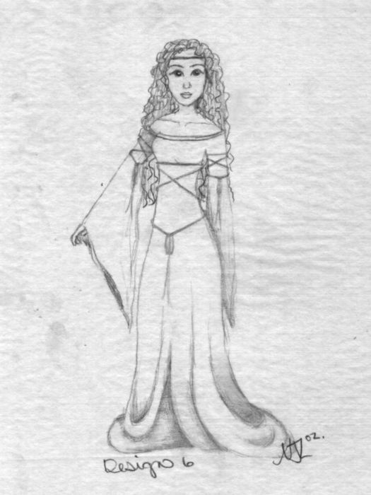 525x700 medieval princess dress drawingsketching - Medieval Princess Drawing