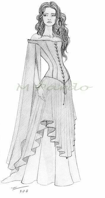 355x669 pin on once upon a time - Medieval Princess Drawing