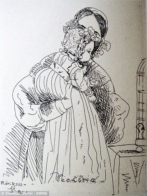 470x625 Prince Albert's Personal Etchings Of Queen Victoria Expected - Medieval Queen Drawing