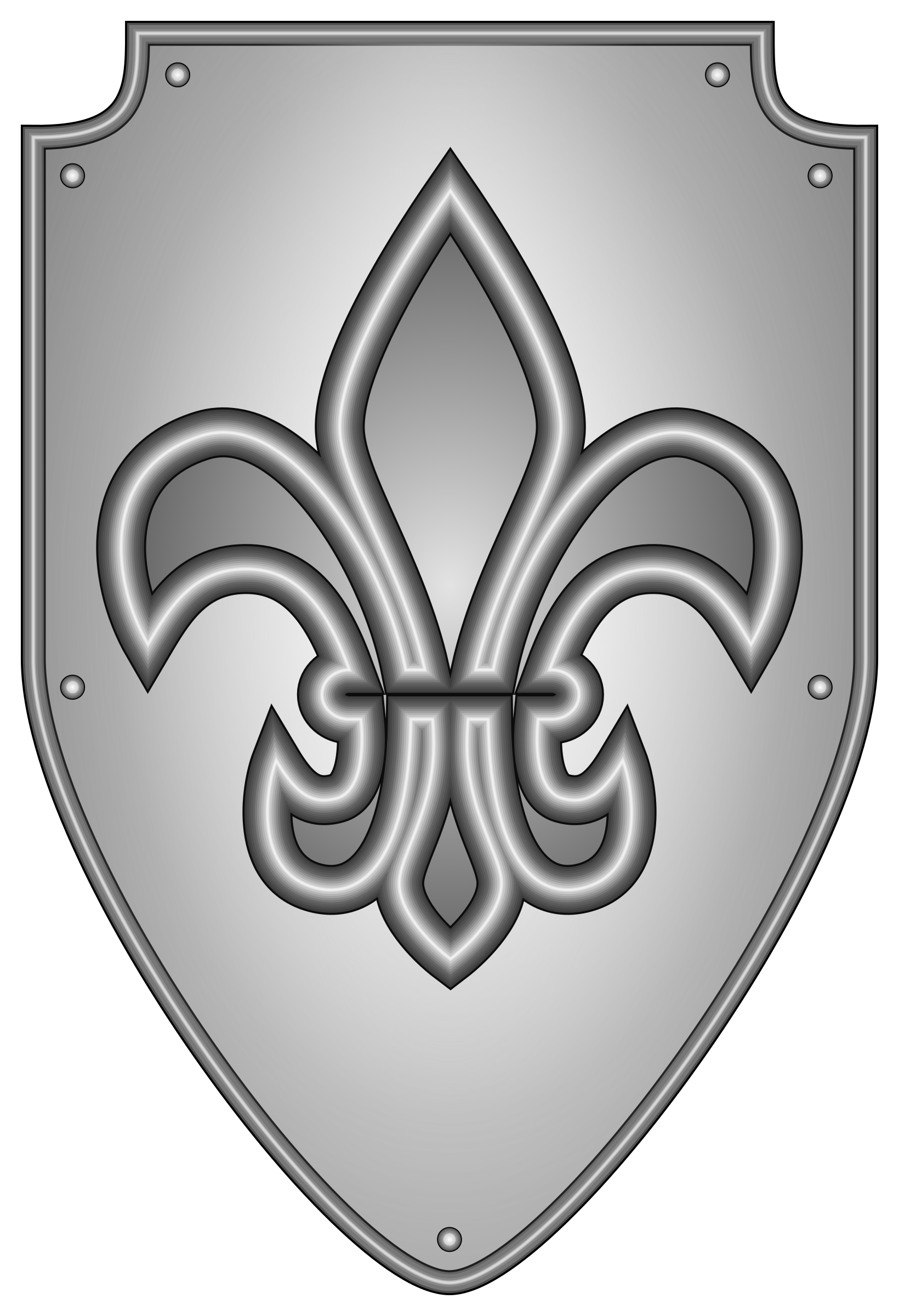 medieval shield drawing