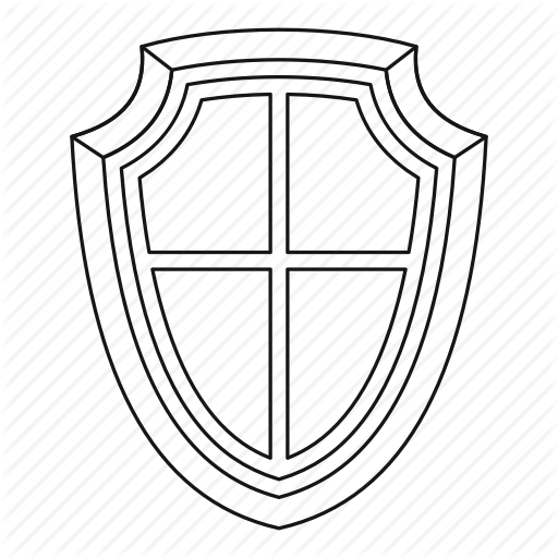 512x512 Royal Drawing Shield Transparent Png Clipart Free Download - Medieval Shield Drawing