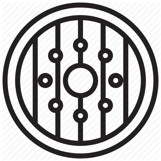 512x512 battle, medieval, military, round, shield, war, weapon icon - Medieval Shield Drawing