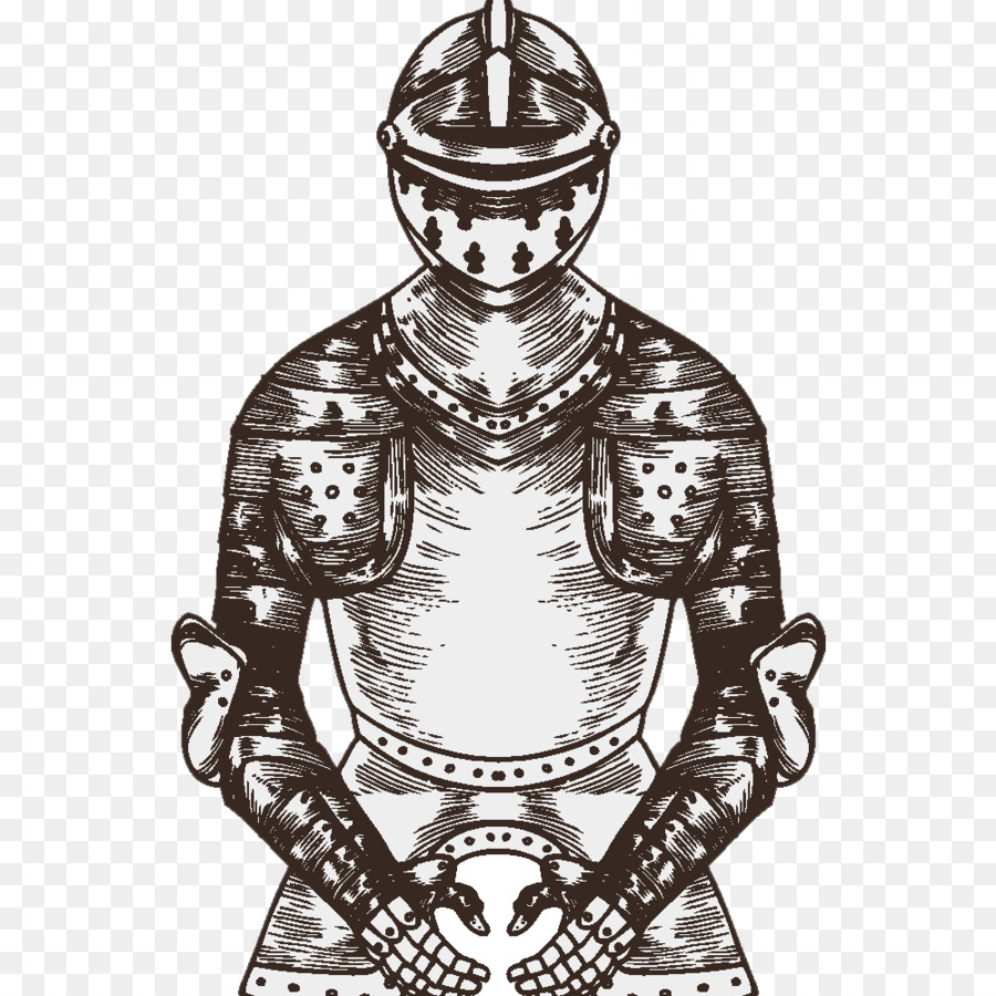 900x900 Drawn Night Medieval Soldier - Medieval Soldier Drawing