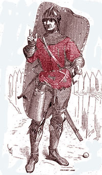 200x343 medieval infantry armor types and components - Medieval Soldier Drawing