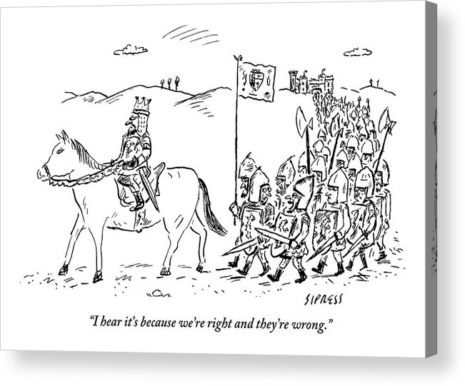 651x541 A Medieval Army Leaves A Castle On Foot Led Acrylic Print - Medieval Soldier Drawing