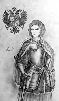 Medieval Warrior Drawing