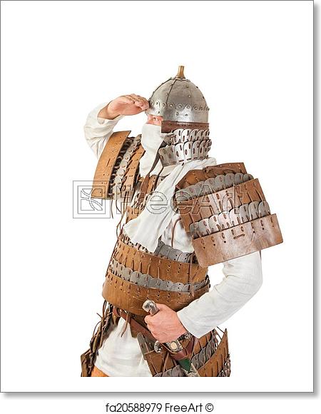 450x580 free art print of medieval warrior medieval warrior man wearing - Medieval Warrior Drawing
