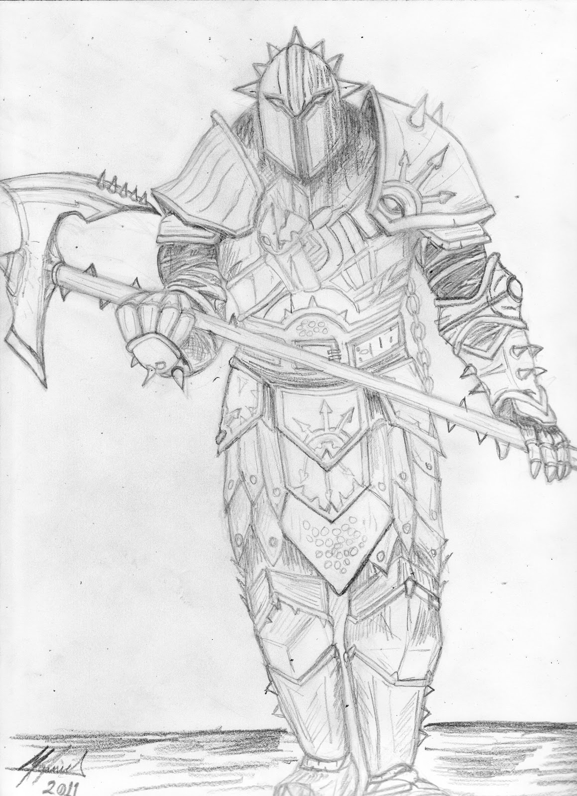 1159x1600 Motown Storyboards Dark Medieval Warrior Concept Art - Medieval Warrior Drawing