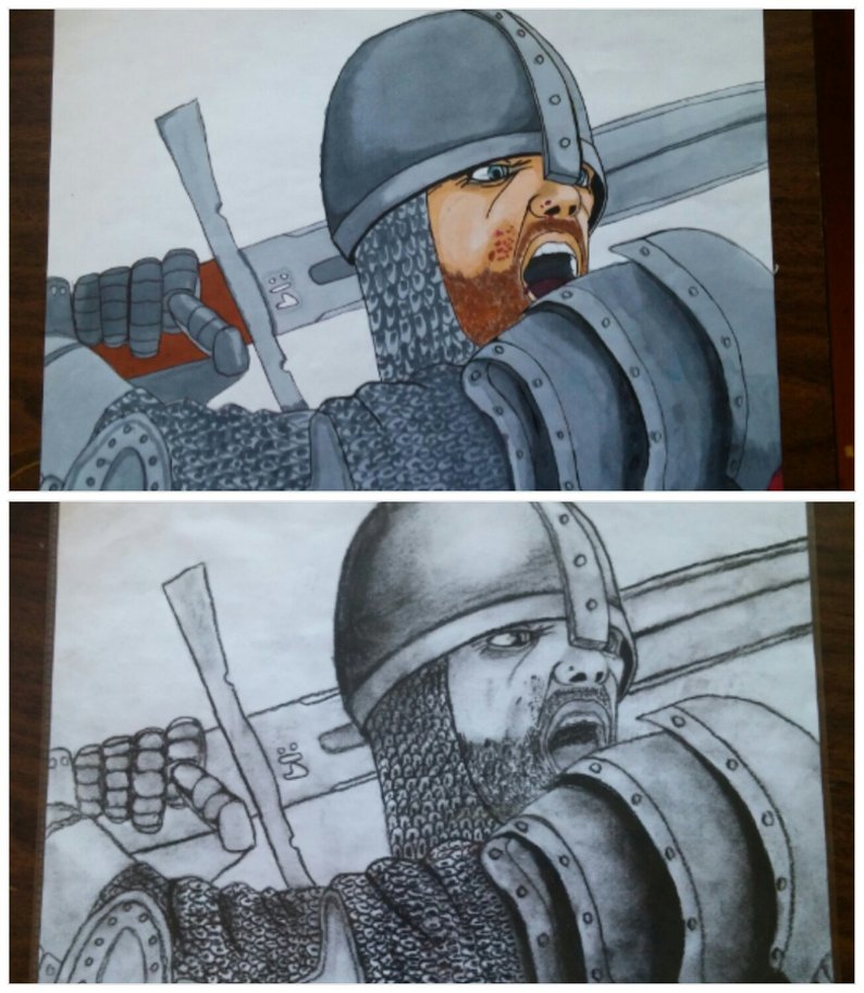 794x913 Medieval Warrior Drawing Etsy - Medieval Warrior Drawing