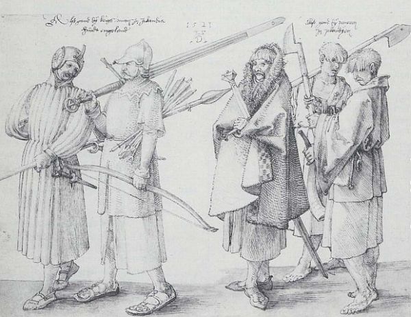 600x462 Meet The Medieval Irish Gallowglass Warriors - Medieval Warrior Drawing