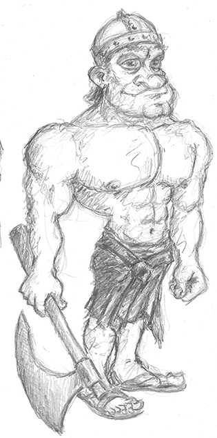 315x635 Stephen Lawson's Drawing On Inspiration Medieval Warrior Sketch - Medieval Warrior Drawing