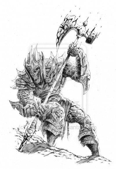 400x586 Medieval Warriors Medieval Monster Warrior - Medieval Warrior Drawing