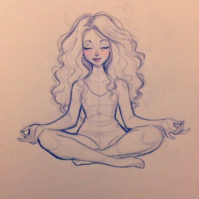 640x640 go on x mindfulness meditation retreats art inspiration - Meditation Drawing