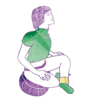 300x333 how to find the right meditation posture for your body - Meditation Pose Drawing