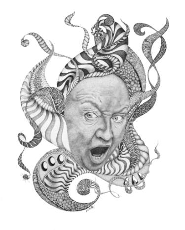 375x467 medusa drawing - Medusa Drawing