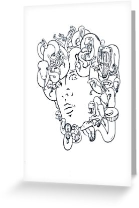 277x415 Medusa The Year Of The Snake - Medusa Head Drawing