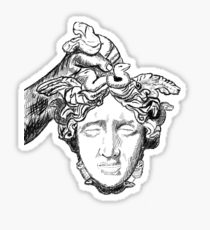 210x230 Medusa Head Drawing Stickers Redbubble - Medusa Head Drawing