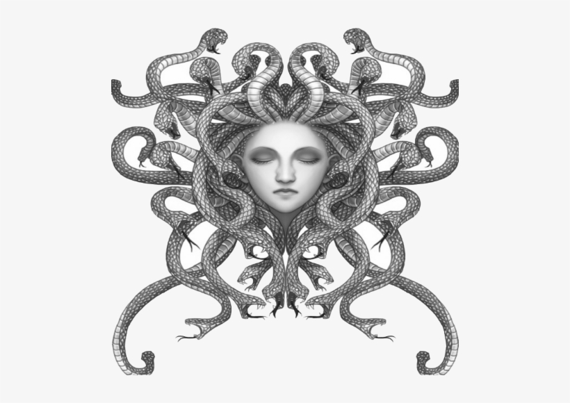 Medusa Head Png - Medusa Head Drawing. 