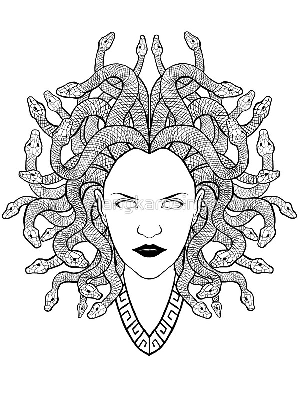 Easy Medusa Drawing at PaintingValley.com | Explore collection of Easy ...