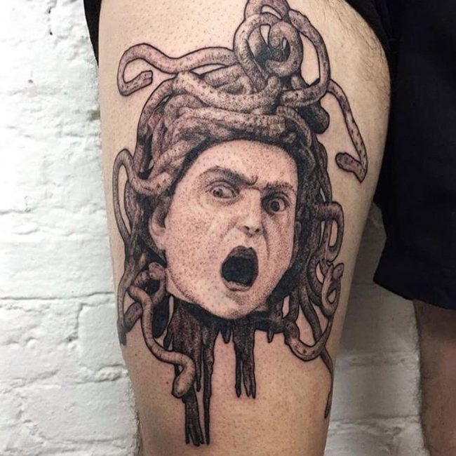650x650 Amazing Medusa Tattoo Designs - Medusa Tattoo Drawing