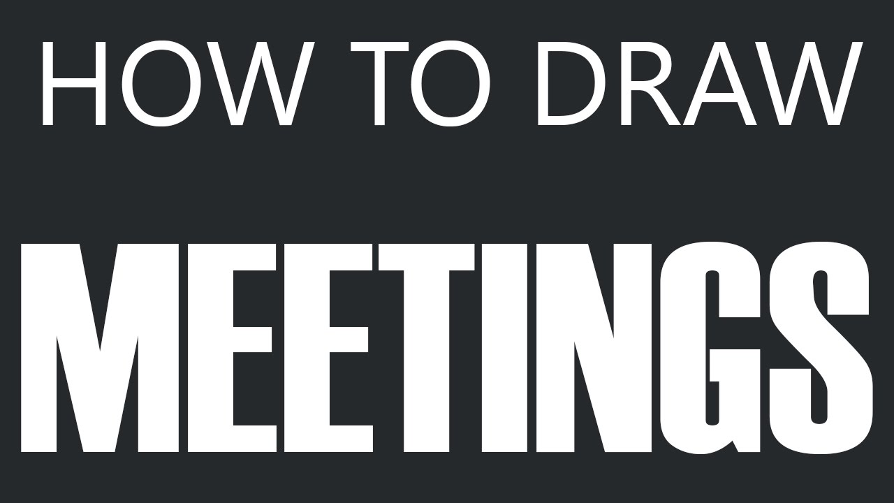 1280x720 How To Draw A Meeting - Meeting Drawing