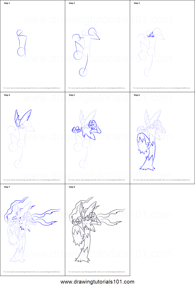 751x1110 how to draw mega blaziken from pokemon printable step - Mega Blaziken Drawing