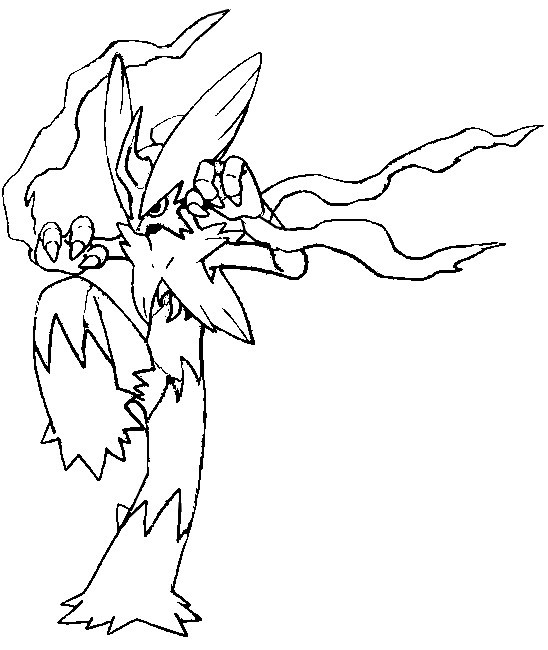 548x650 mega blaziken coloring pages - Mega Blaziken Drawing