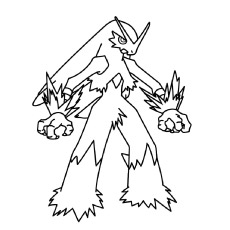 230x230 Top Free Printable Pokemon Coloring Pages Online - Mega Blaziken Drawing