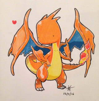 320x328 Megacharizard Drawings On Paigeeworld Pictures Of Megacharizard - Mega Charizard Drawing