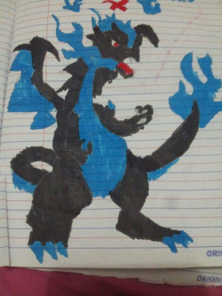 768x1024 My Mega Charizard X Drawing Nintendo Amino - Mega Charizard X Drawing