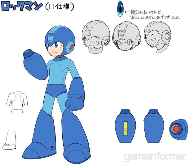 610x534 exclusive mega man concept art gallery - Mega Man Drawing