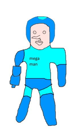 263x452 Collection Of Free Megaman Drawing Download On Ui Ex - Mega Man Drawing