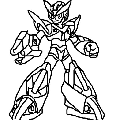 512x512 mega man x drawing - Mega Man Drawing