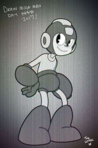 320x480 my contribution to draw mega man day - Mega Man Drawing