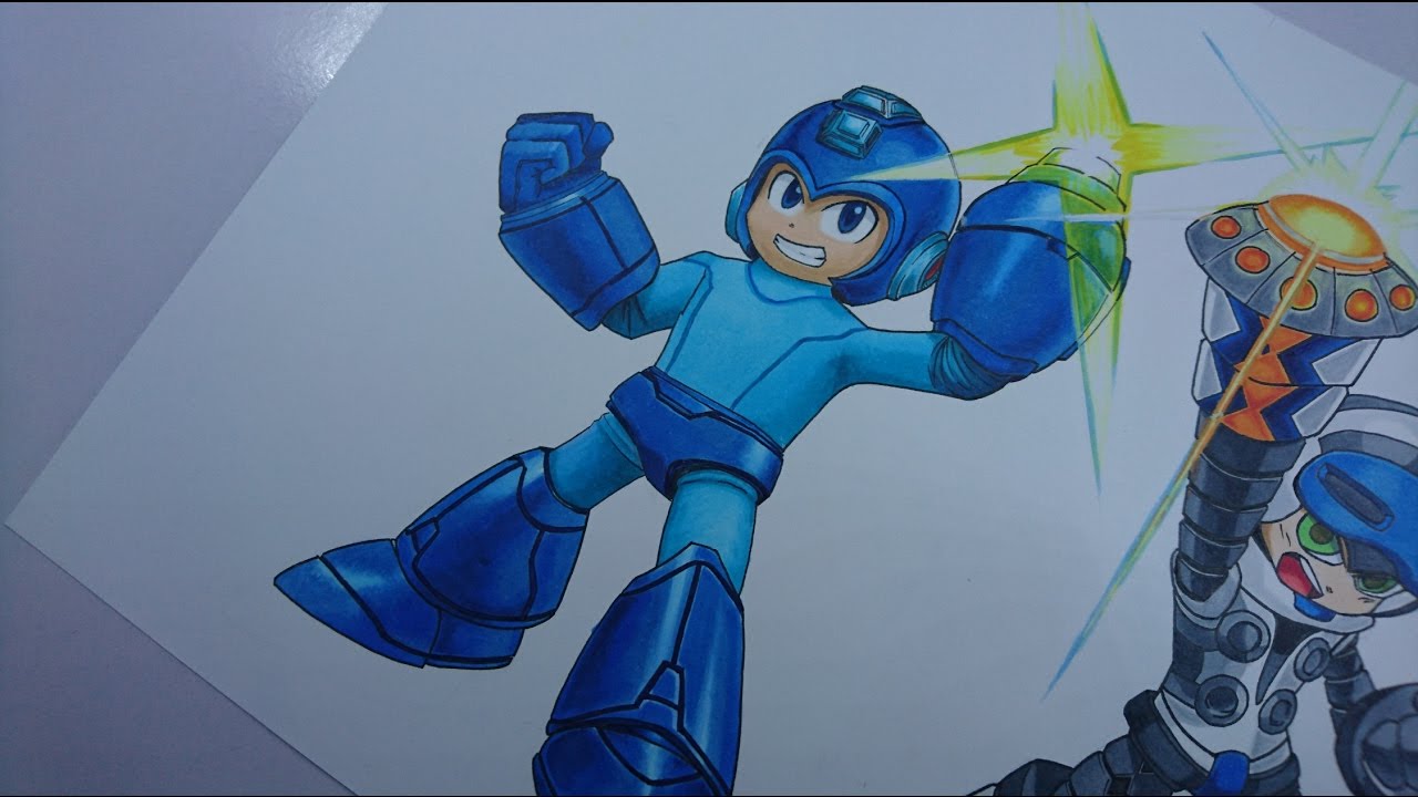 Mega Man Drawing at PaintingValley.com | Explore collection of Mega Man