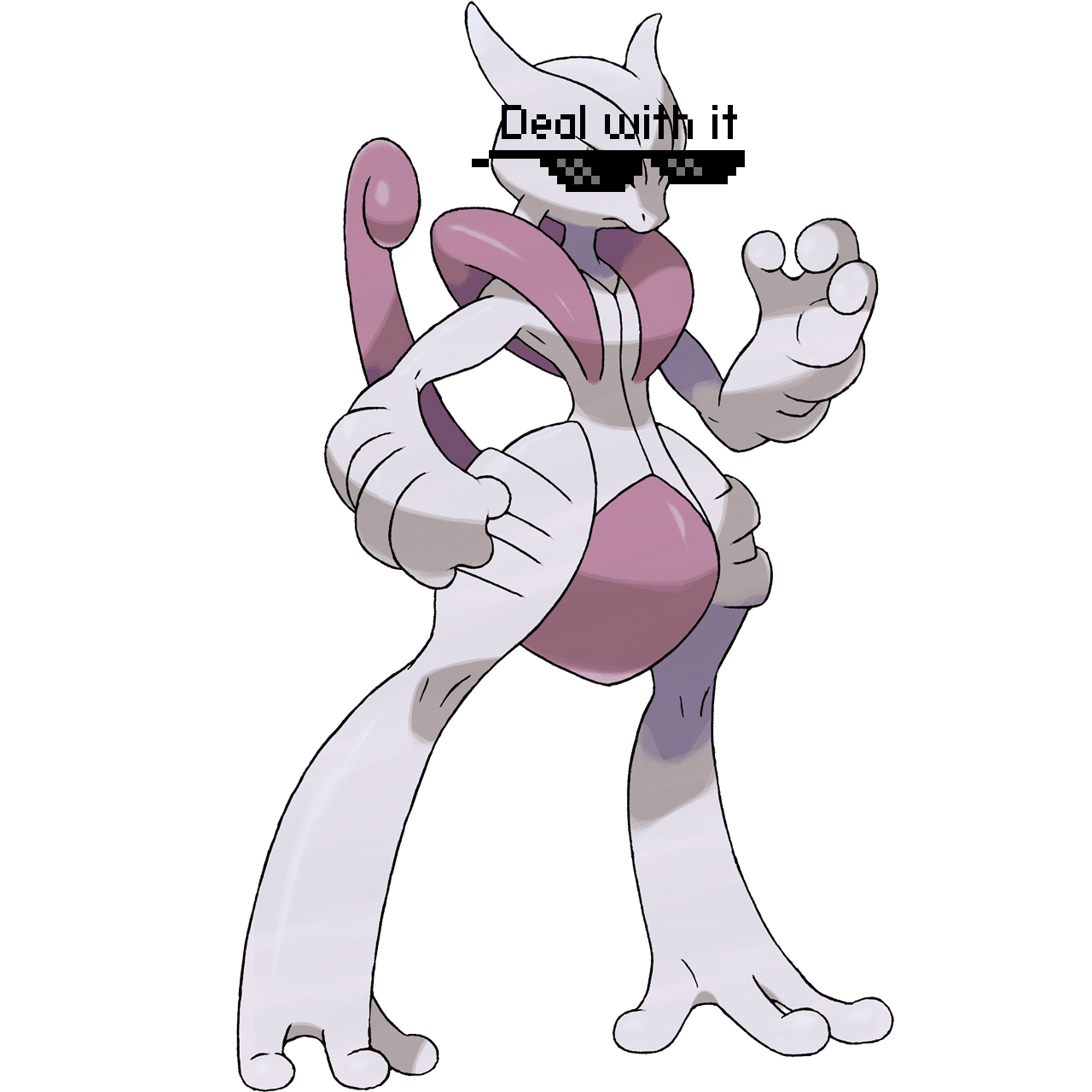 1280x1280 M Mewtwo Ex - Mega Mewtwo Drawing