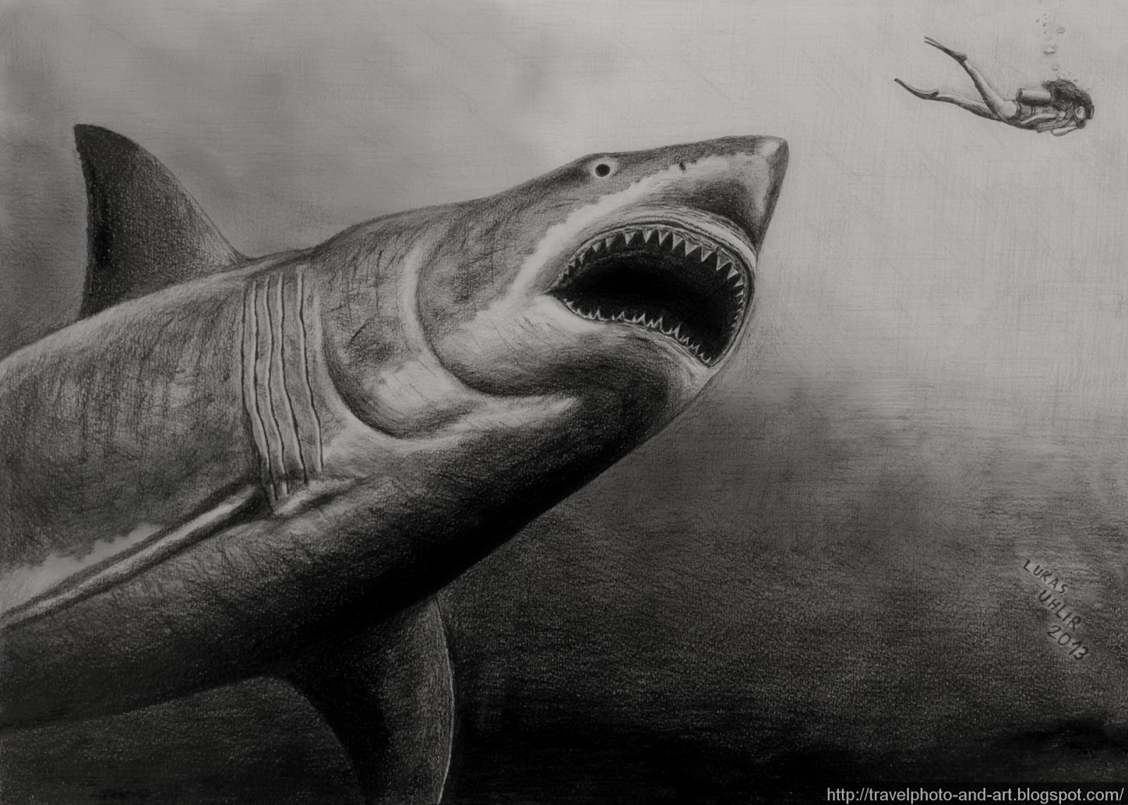 How To Draw A Megalodon From Jurassic World