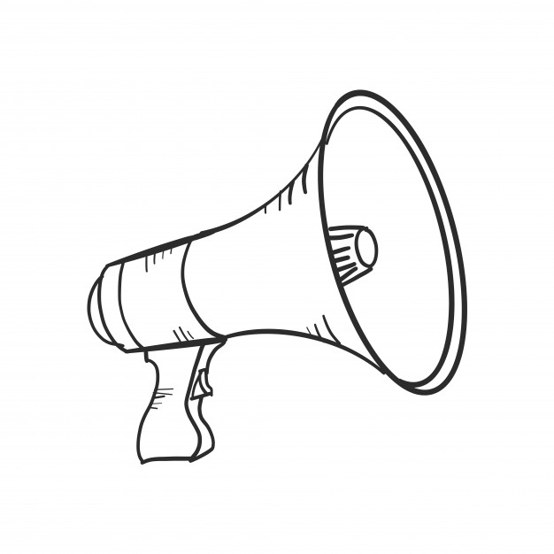 626x626 Megaphone Hand Vectors, Photos And Free Download - Megaphone Drawing