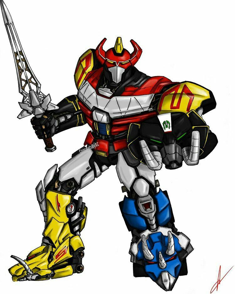 750x937 mmpr megazord drawing - Megazord Drawing