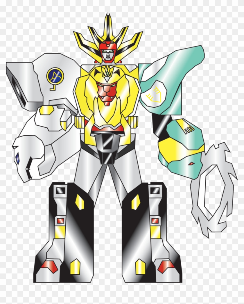 840x1045 wild force megazord clutcher knuckle mode - Megazord Drawing