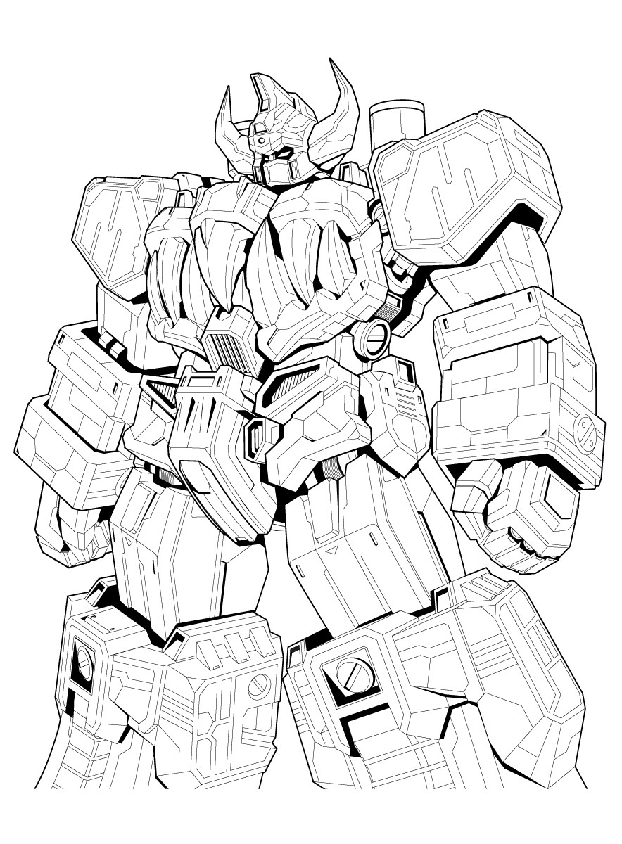 884x1200 artstation - Megazord Drawing