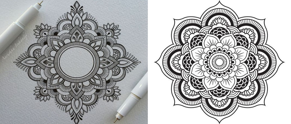 1000x427 Design Drawing Henna For Free Download - Mehndi Design Drawing