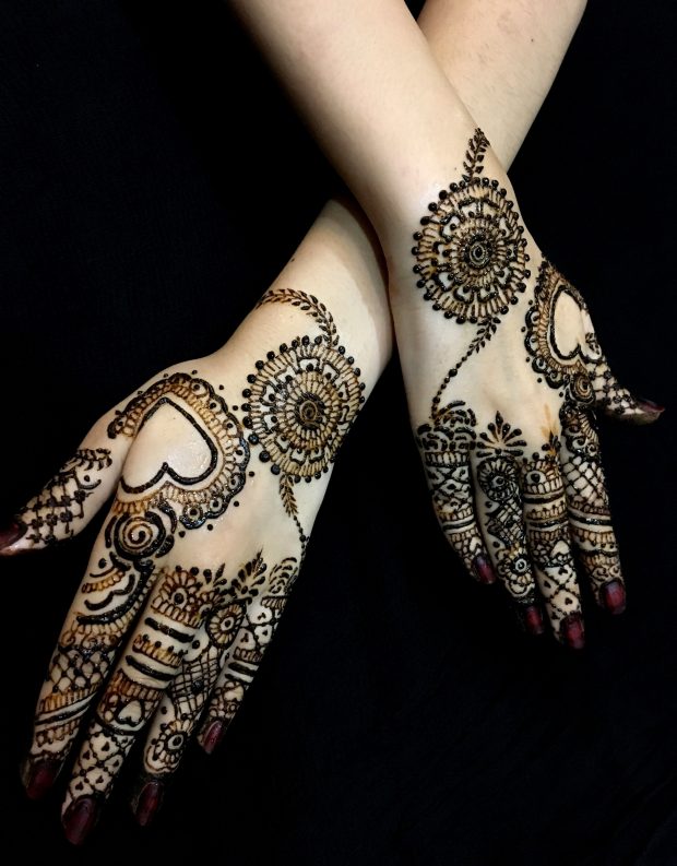 620x793 mehndi design easy and simple mehndi design for weddings - Mehndi Drawing