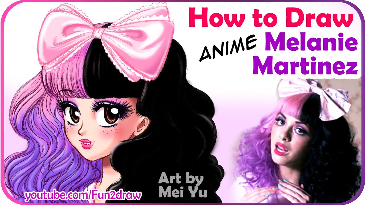 1280x720 How To Draw Anime, Manga Melanie Martinez - Melanie Martinez Cartoon Drawing