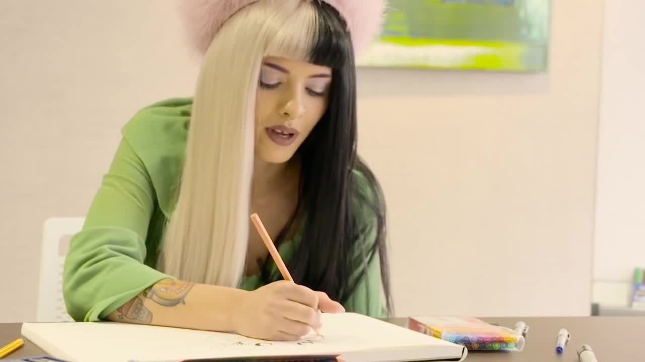 1280x720 Melanie Martinez Charity Drawing For Nz Women's Refuge - Melanie Martinez Drawing
