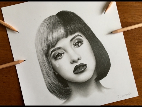 480x360 Realistic Graphite Drawing - Melanie Martinez Drawing