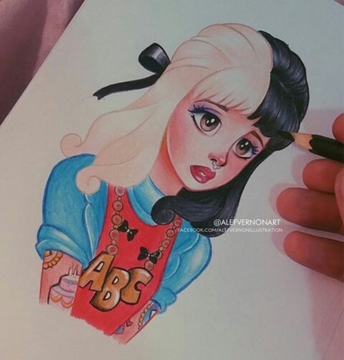 500x523  - Melanie Martinez Drawing